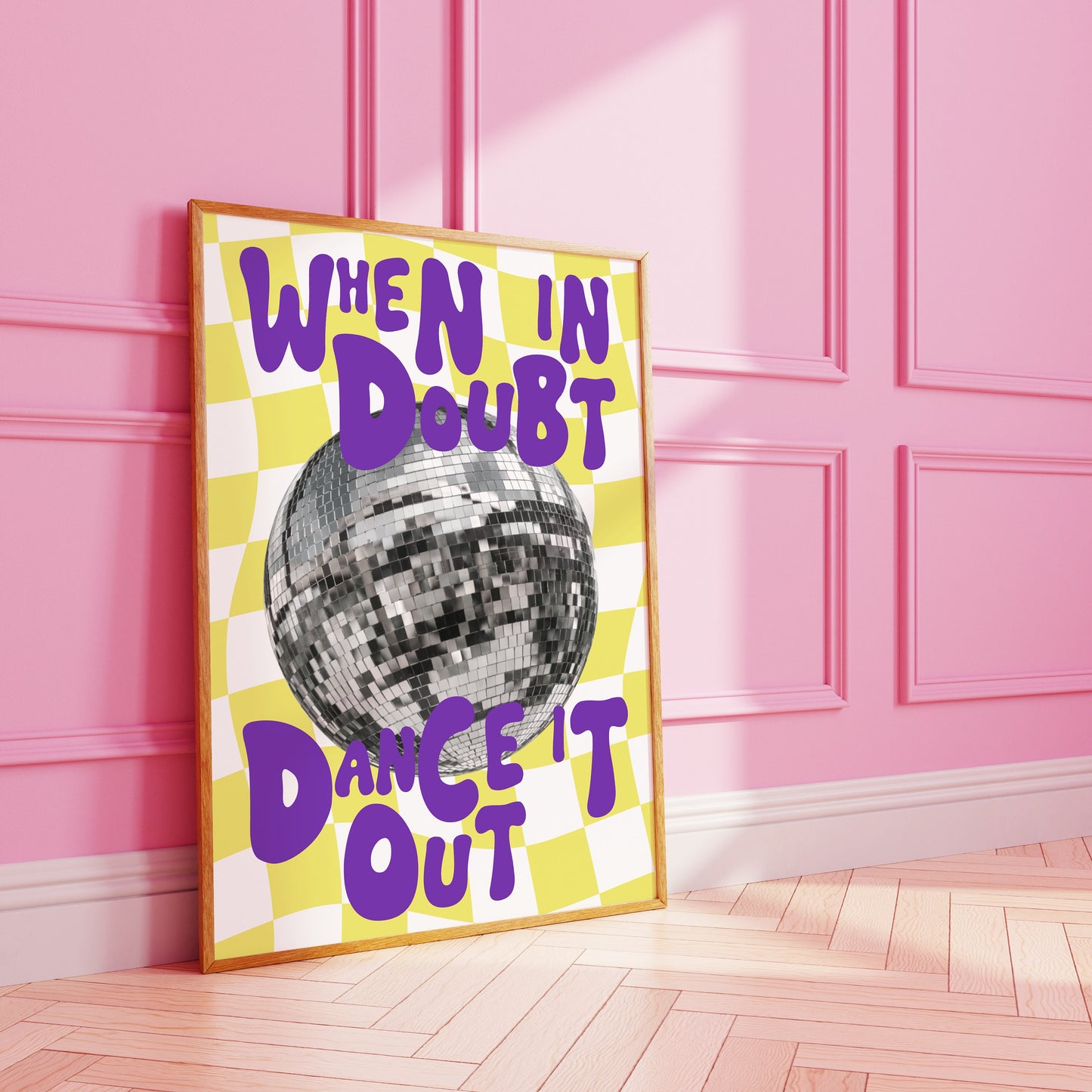 Disco Ball Art Print