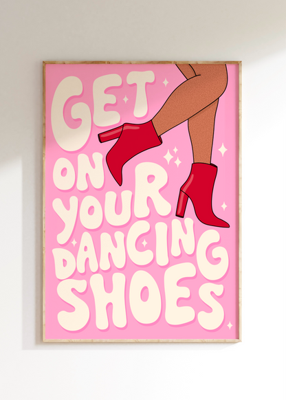 Dancing Shoes Art Print