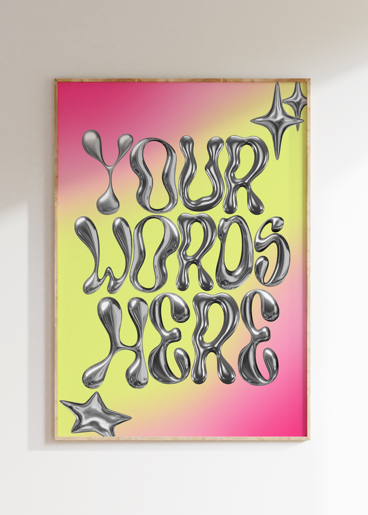 Custom Funky Art Print