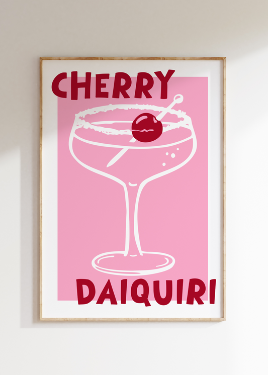 Cherry Daquiri Art Print