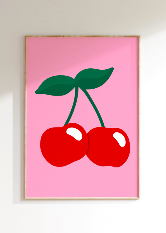 Classic Cherry Art Print