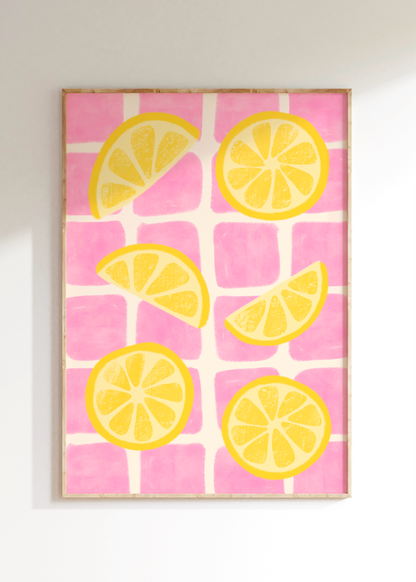 Lemon Art Print