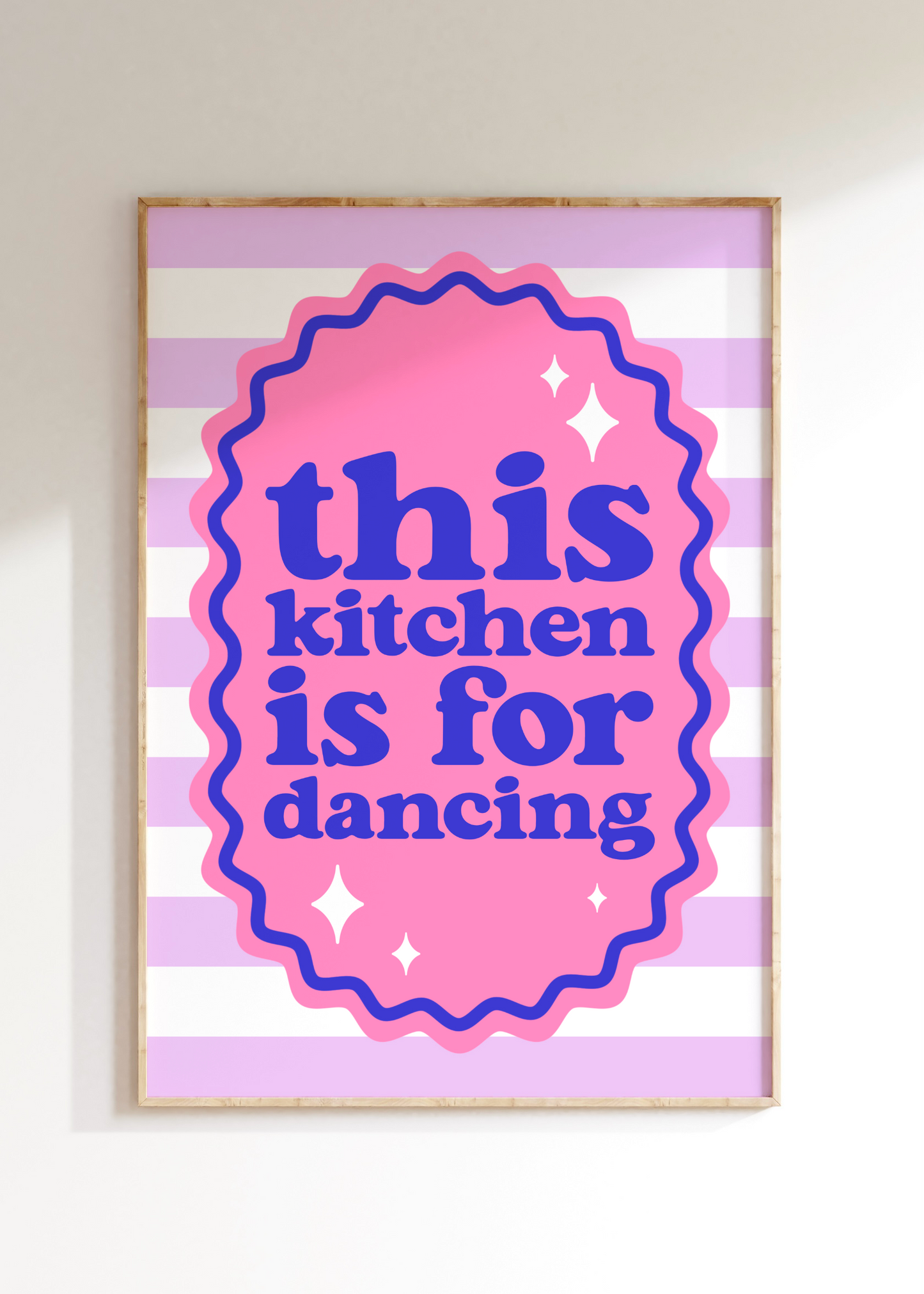 Kitchen Slogan Art Print