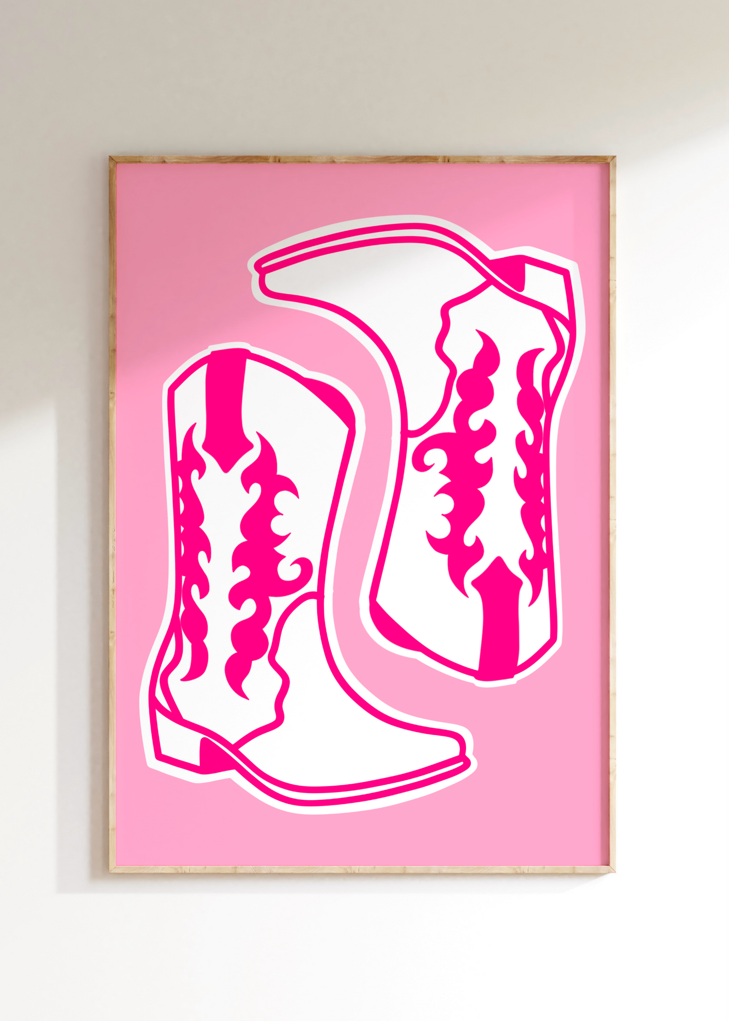 Cowboy Boots Wall Print