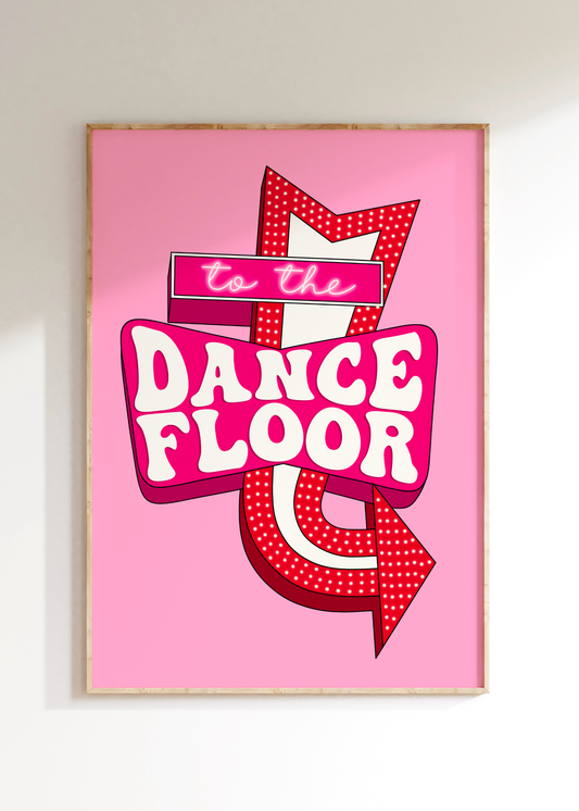 Dancefloor Art Print