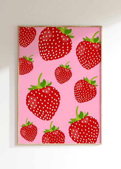 Strawberry Art Print