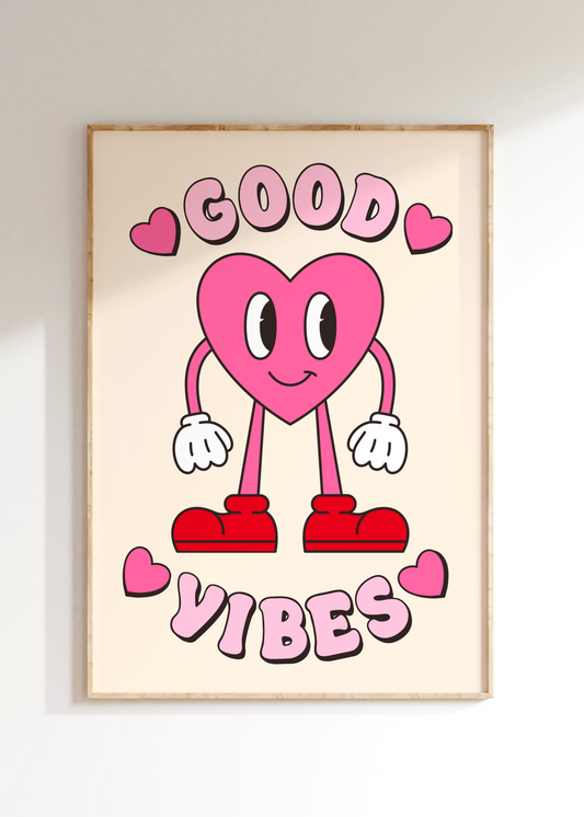 Good Vibes Art Print