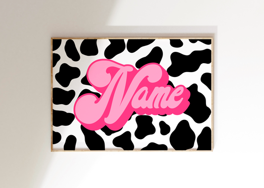 Cow Themed Art Print