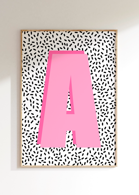 Custom Letter Art Print