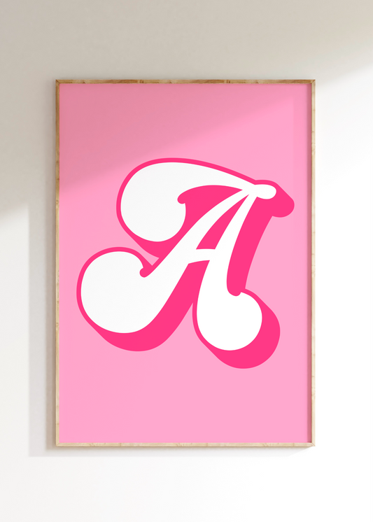 Custom Letter Art Print