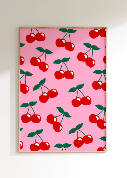 Cherries Art Print