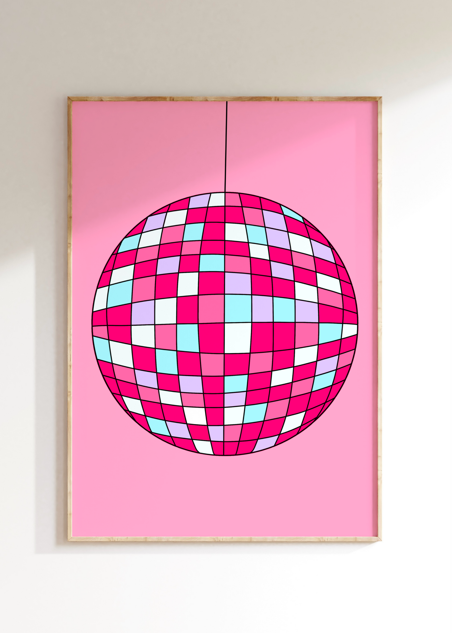 Disco Ball Art Print