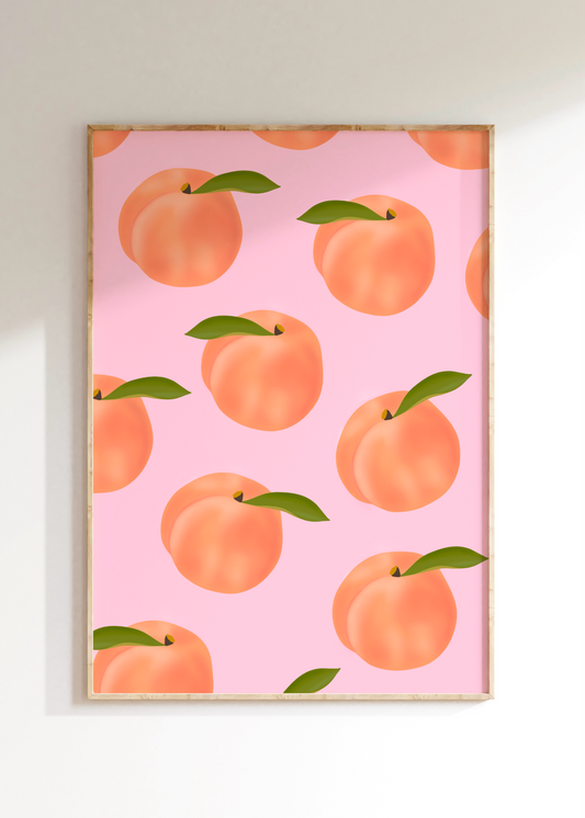 Peach Art Print