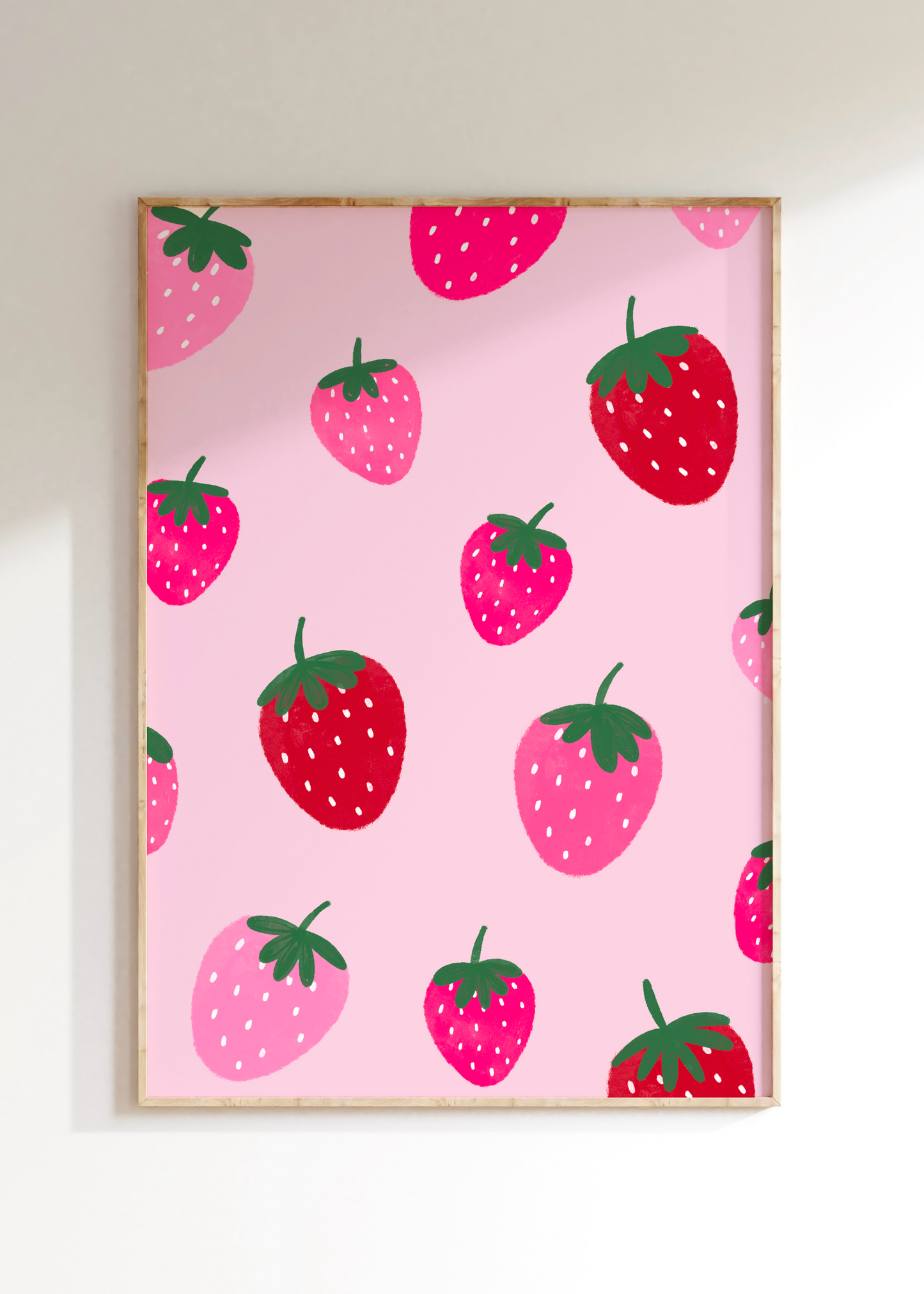 Cute Strawberry Art Print