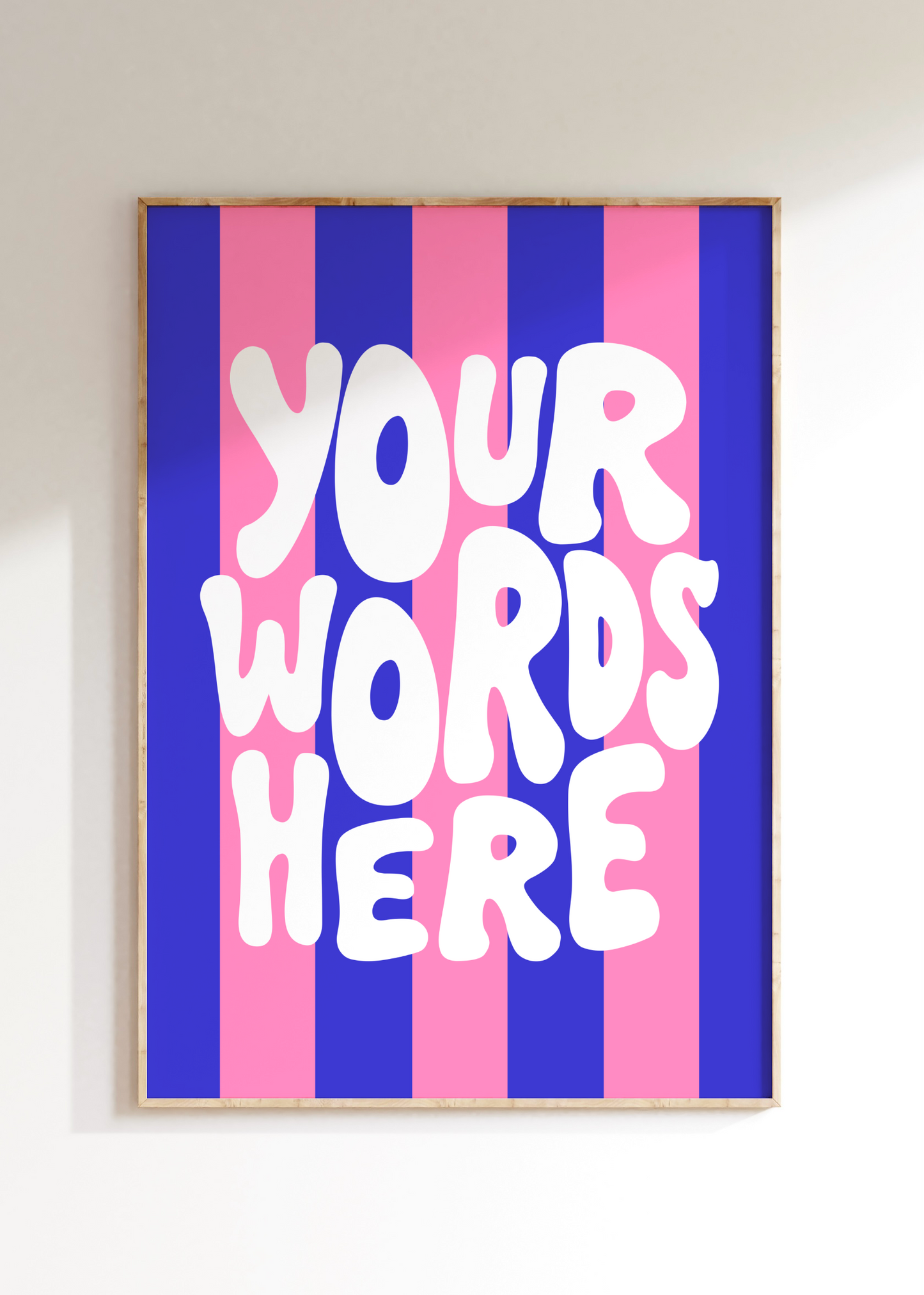 Striped Custom Art Print