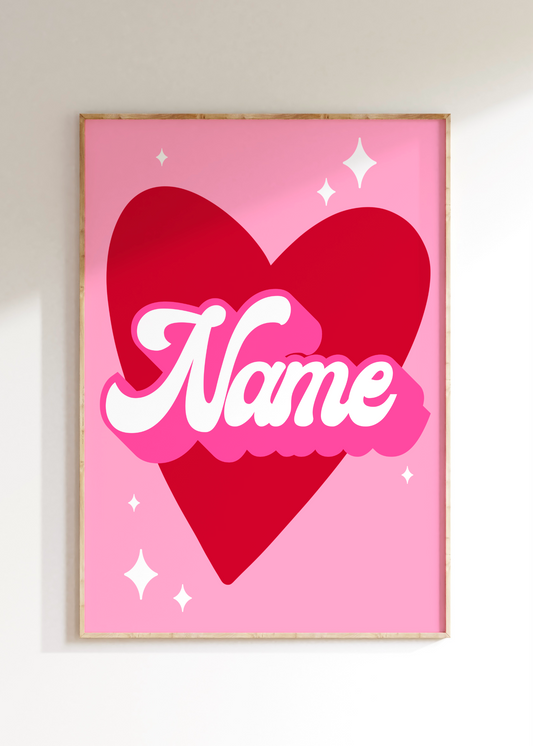 Custom Name Art Print