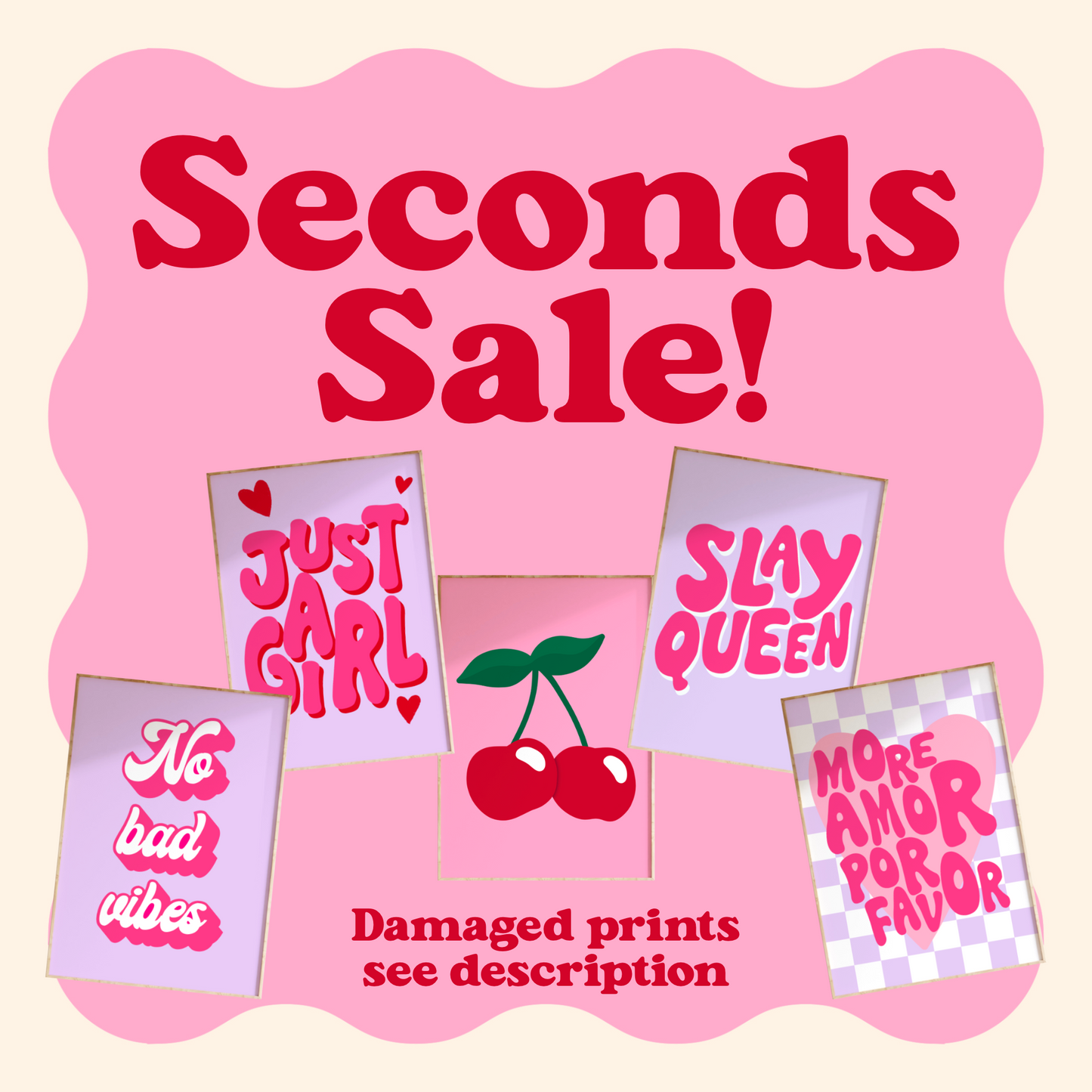 Seconds Sale A3 Prints