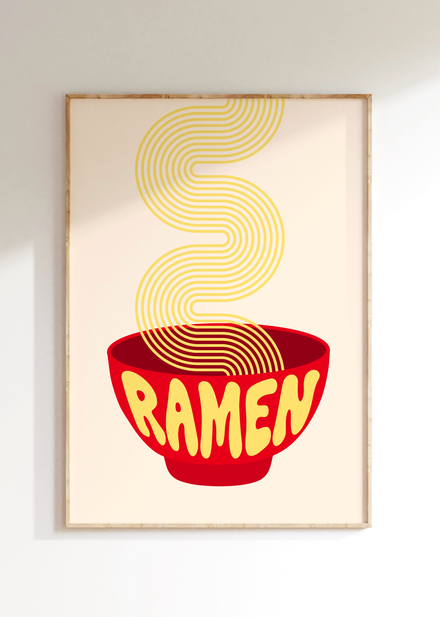 Ramen Noodle Art Print