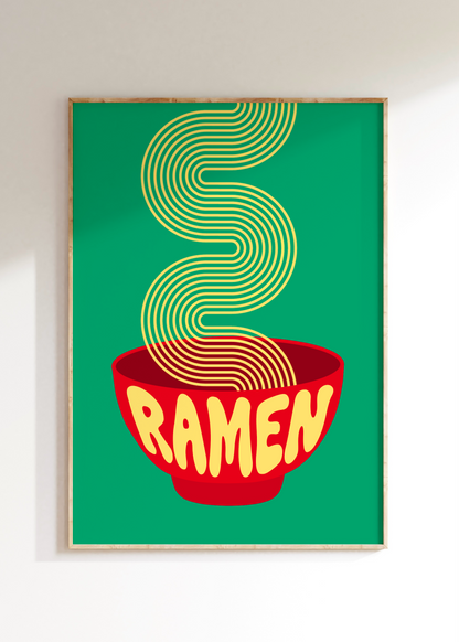 Ramen Noodle Art Print