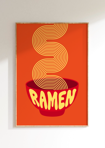 Ramen Noodle Art Print