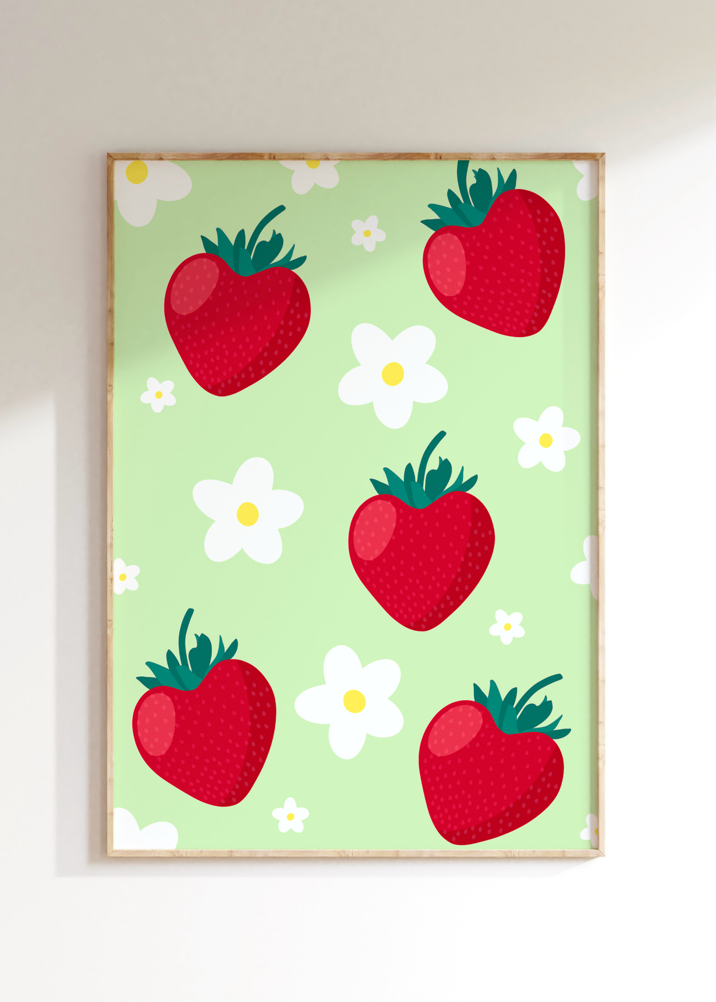 Strawberry Flower Art Print