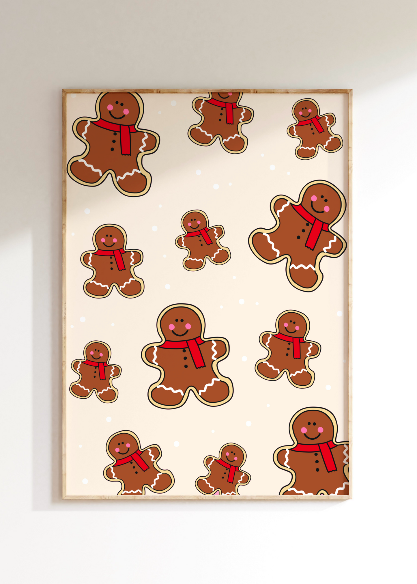 Gingerbread People Art Print