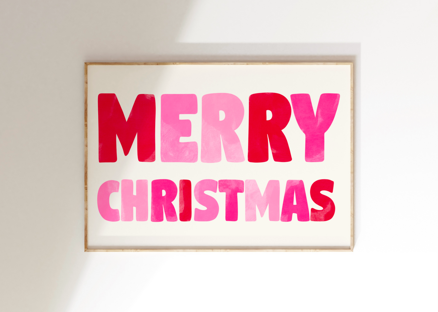 Merry Christmas Art Print