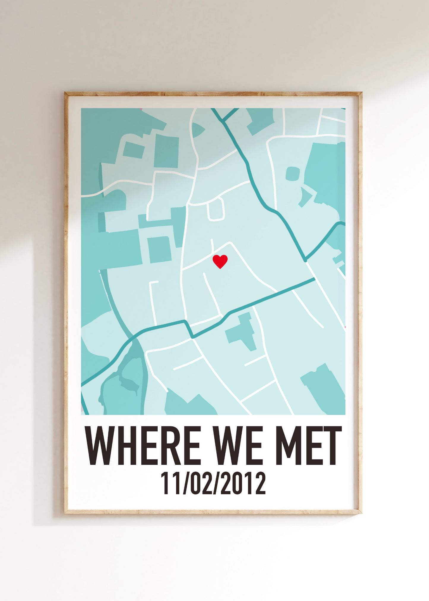 Where We Met Custom Art Print