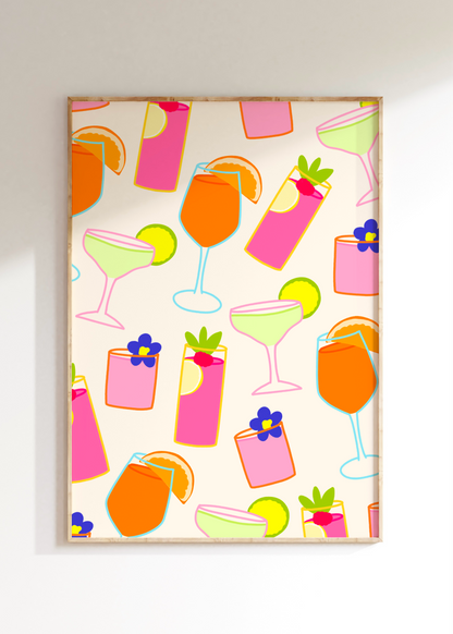 Cocktail Art Print