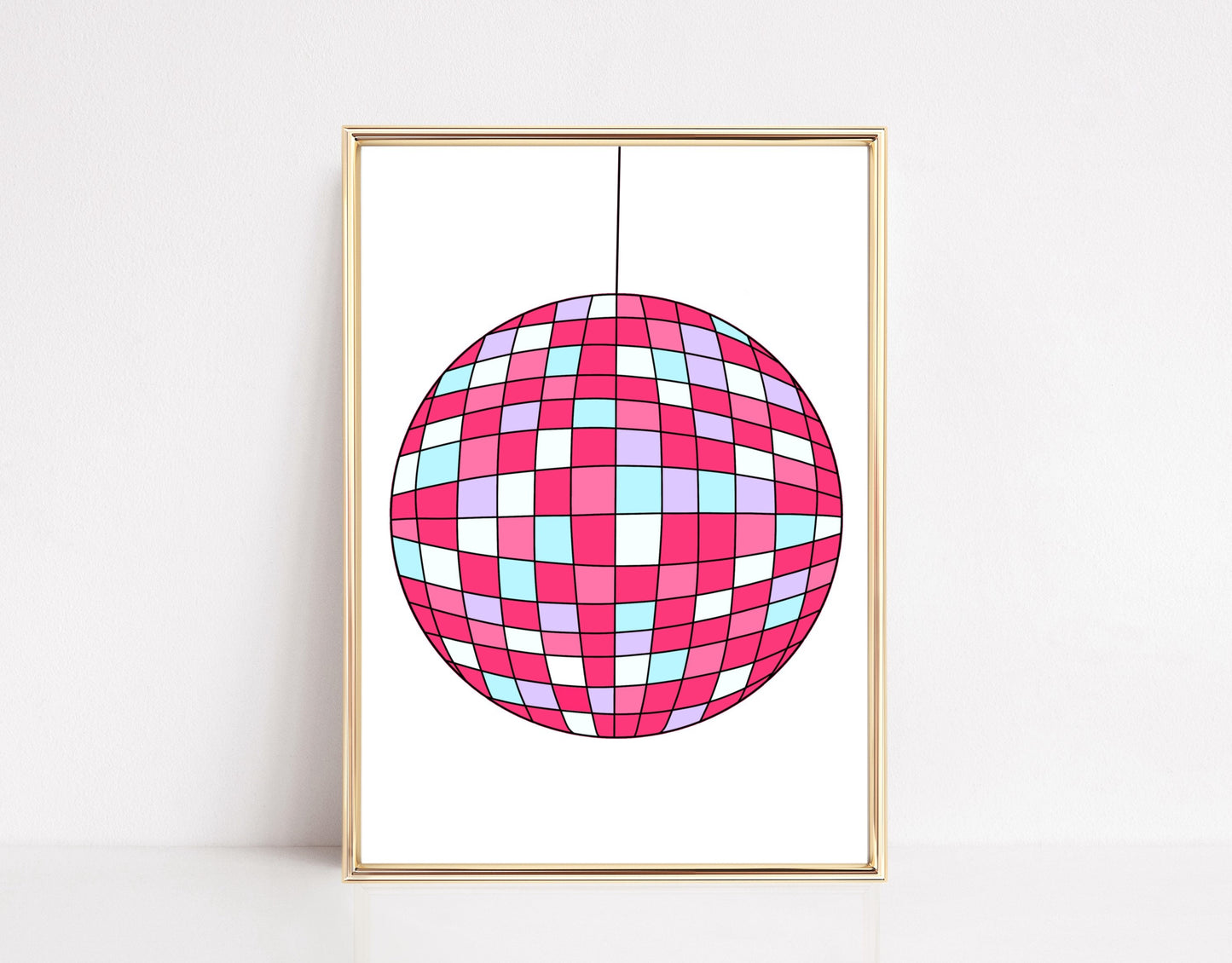 Disco Ball Art Print