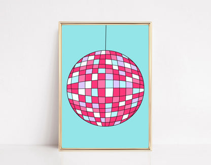 Disco Ball Art Print