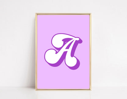 Custom Letter Art Print