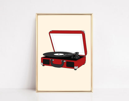 Turntable Art Print