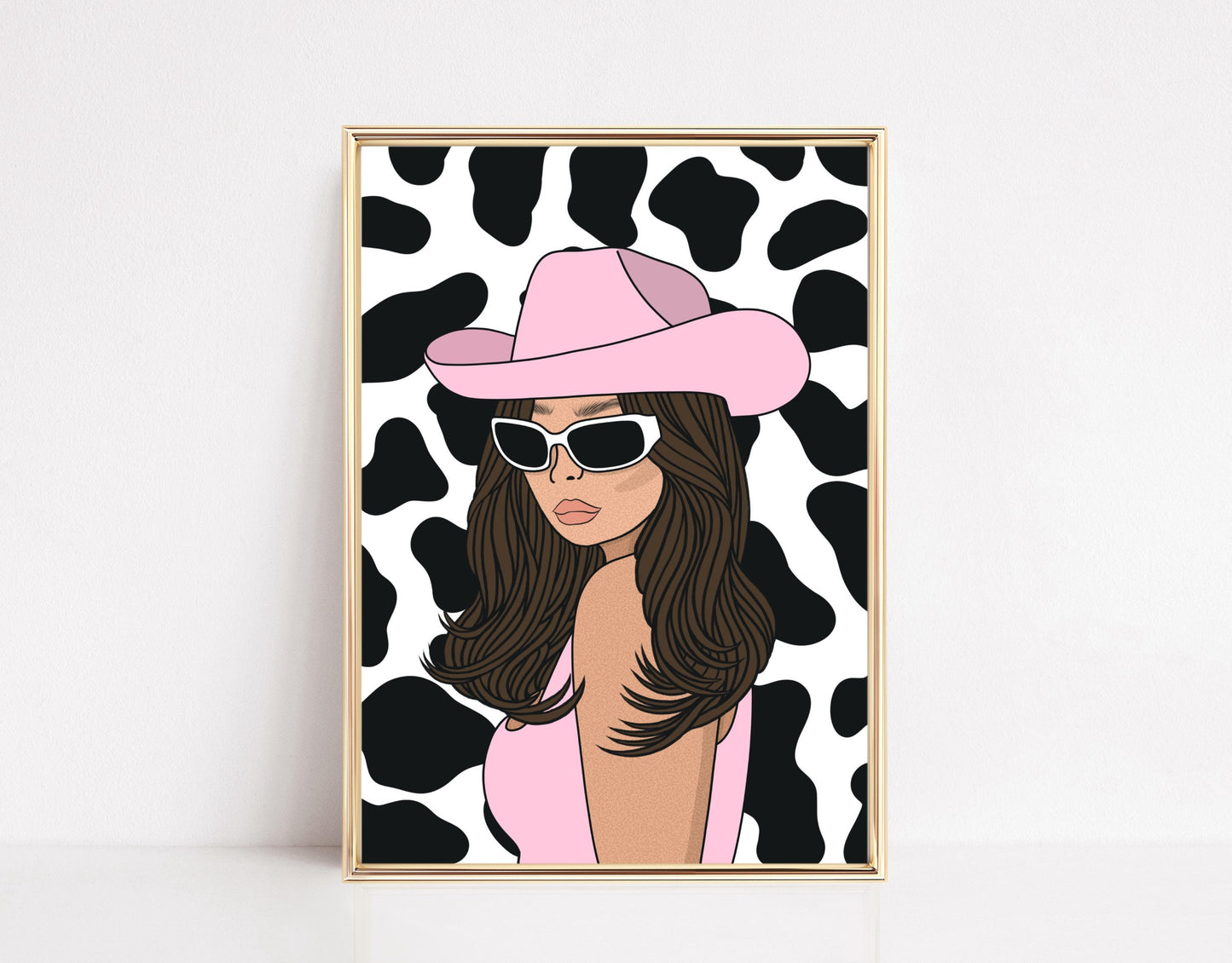 Cowgirl Art Print