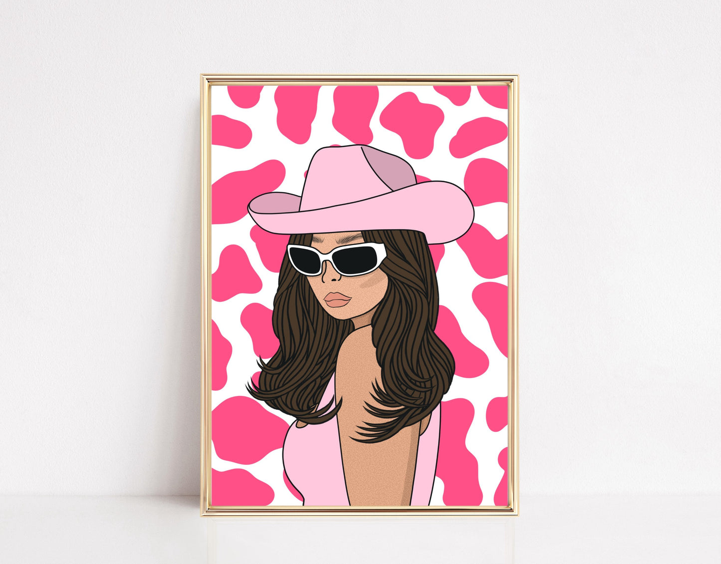 Cowgirl Art Print