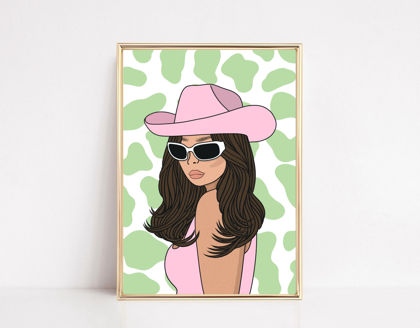 Cowgirl Art Print