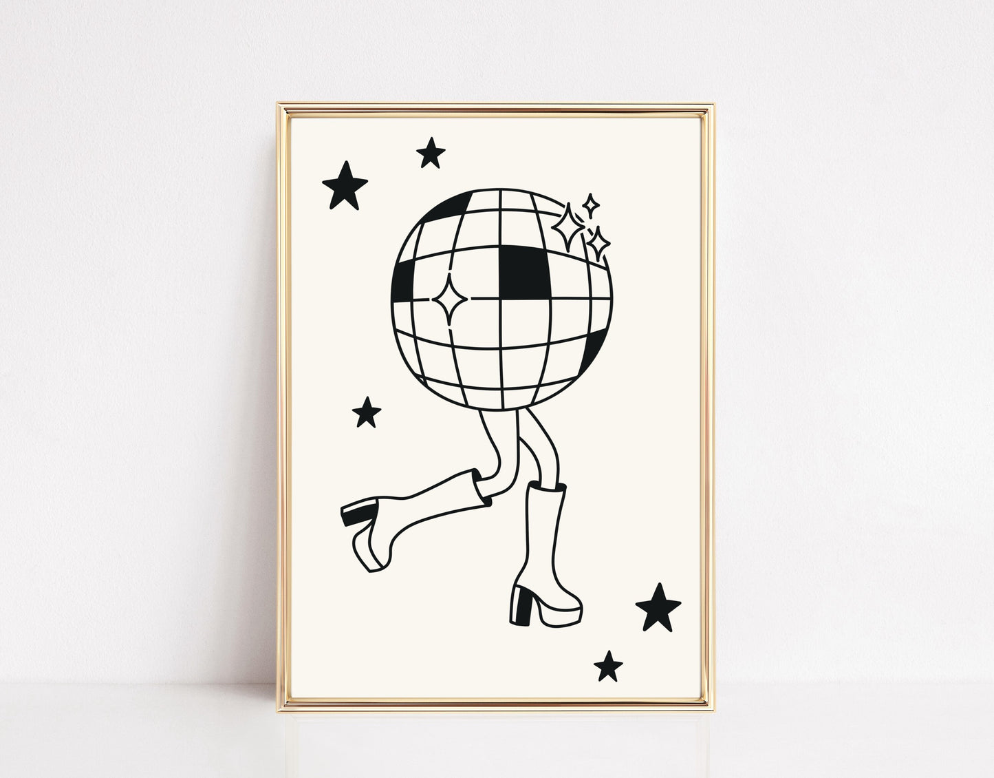 Funky Disco Art Print