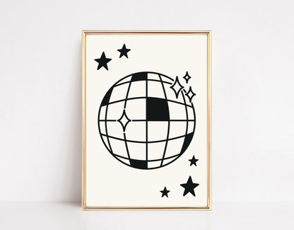 Disco Ball Art Print