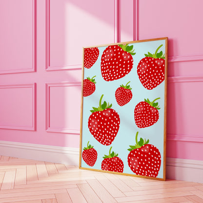 Strawberry Art Print