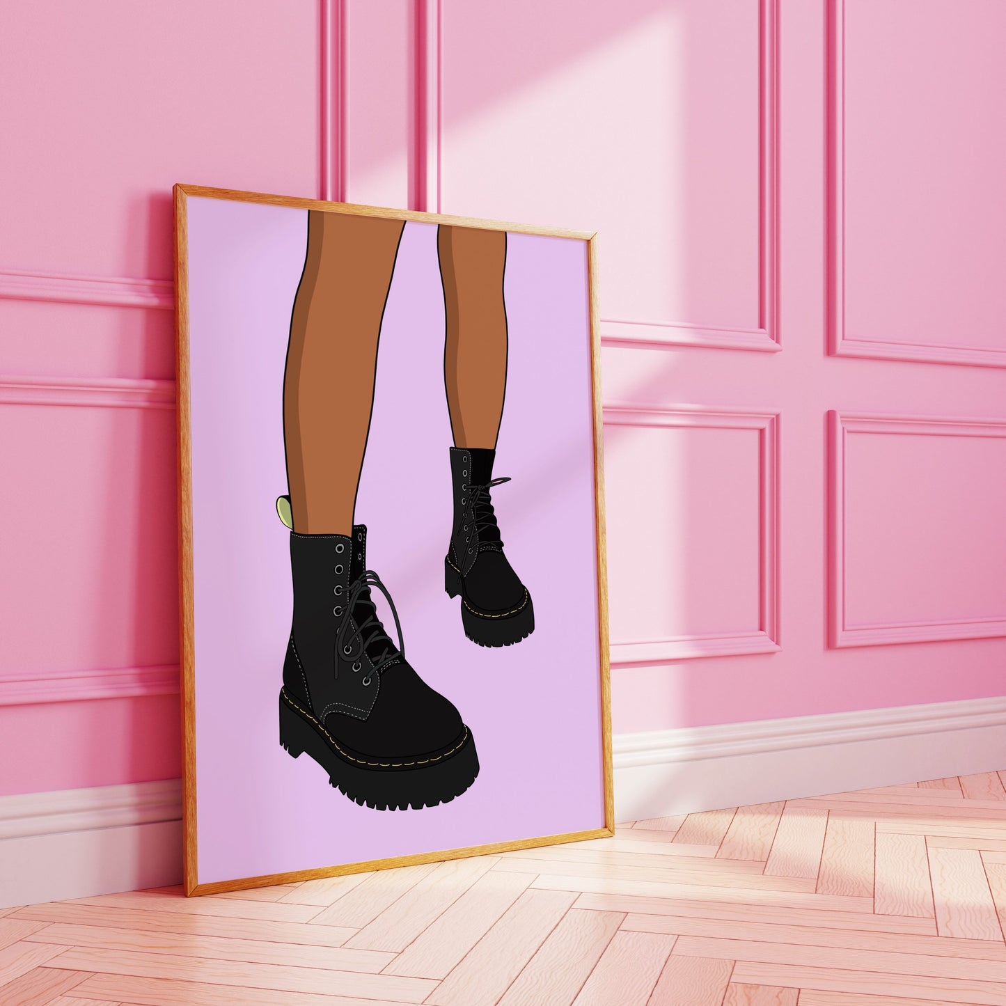 Cute Boots Art Print