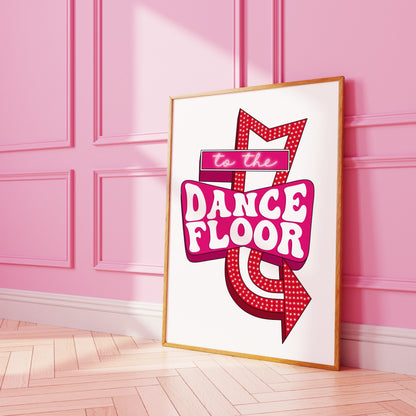 Dancefloor Art Print