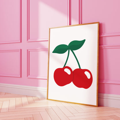 Classic Cherry Art Print