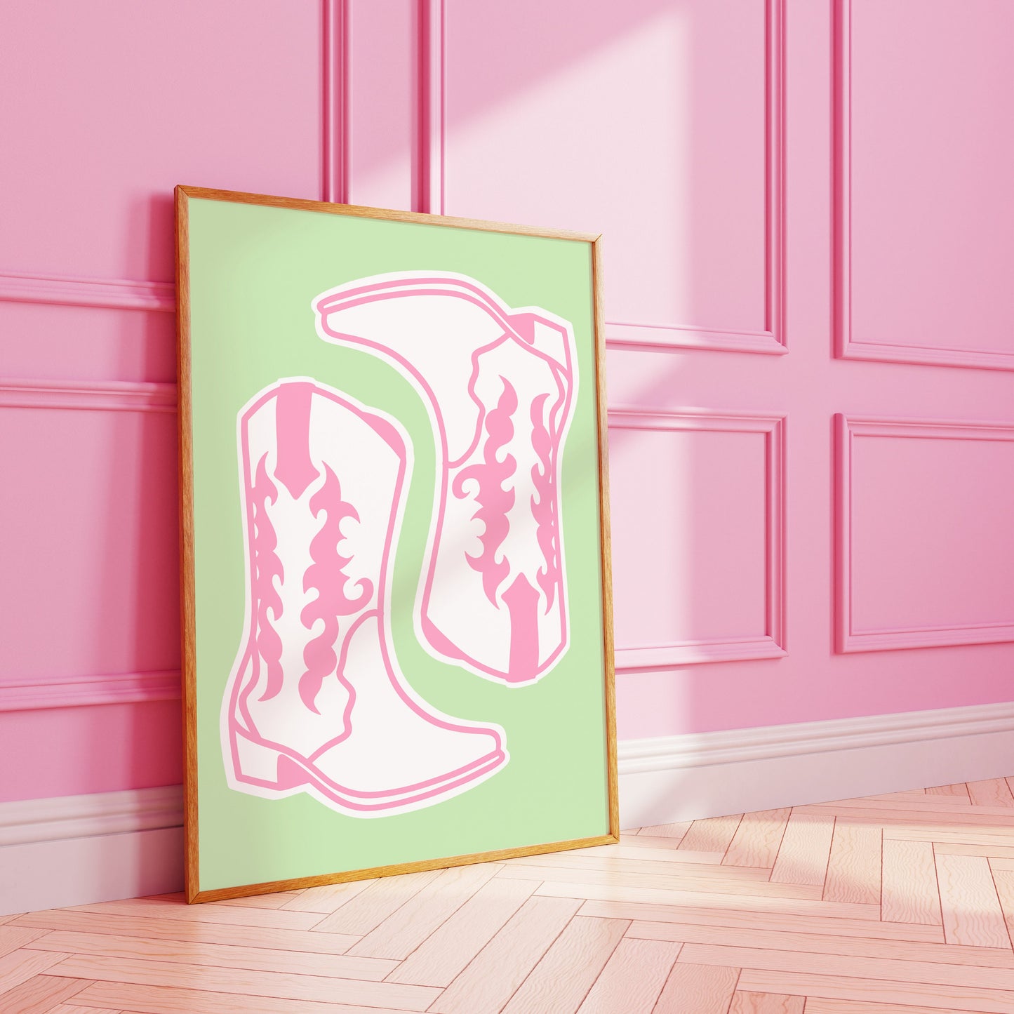 Cowboy Boots Wall Print