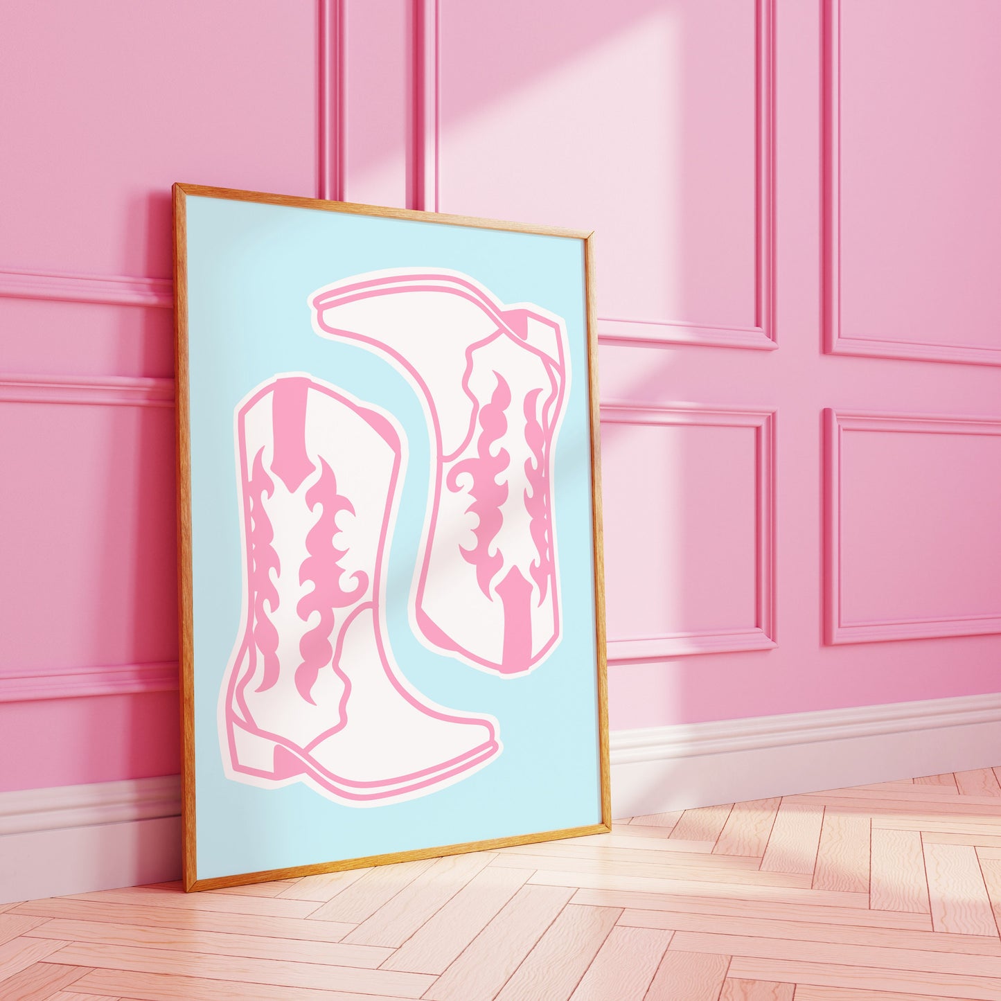 Cowboy Boots Wall Print