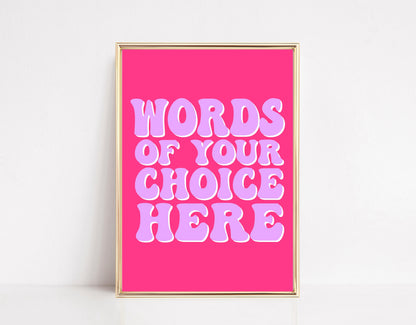 Funky Custom Art Print