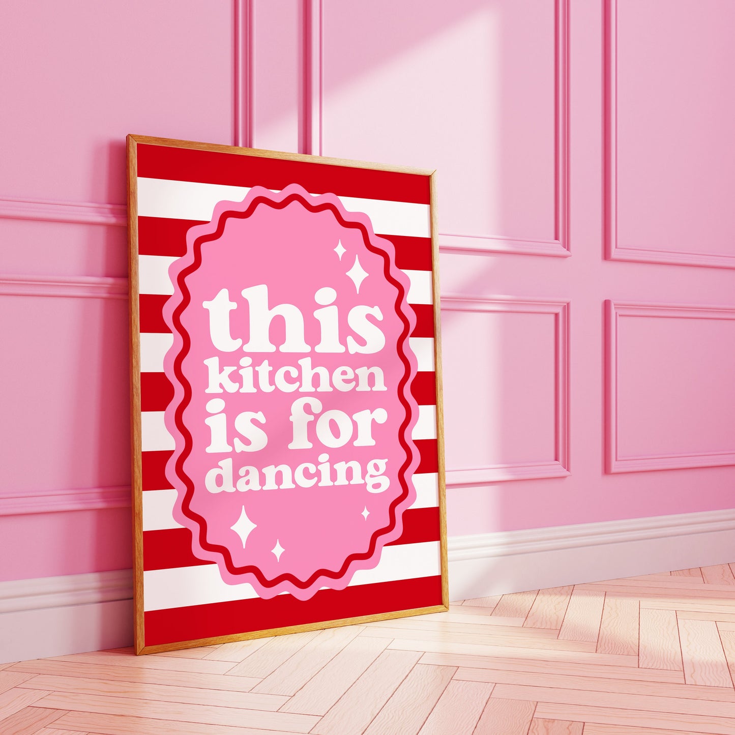 Kitchen Slogan Art Print