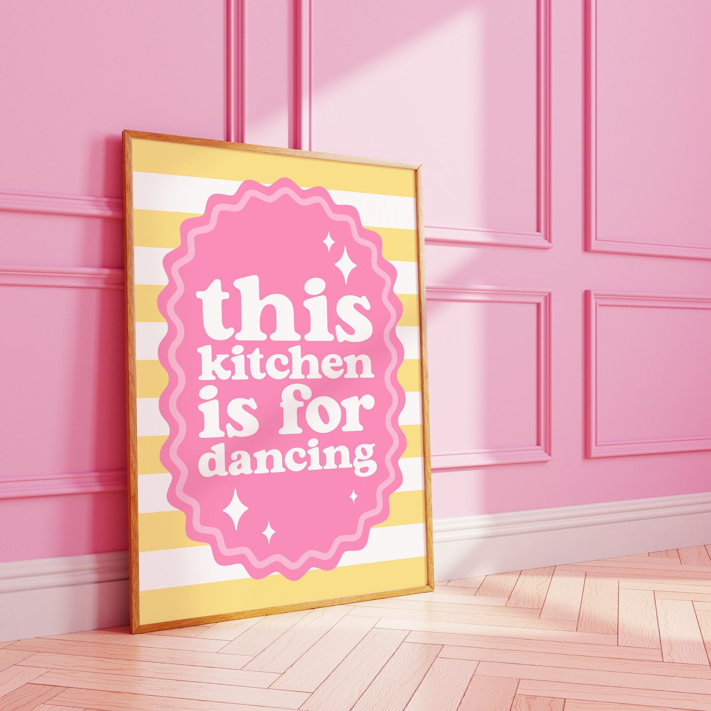 Kitchen Slogan Art Print