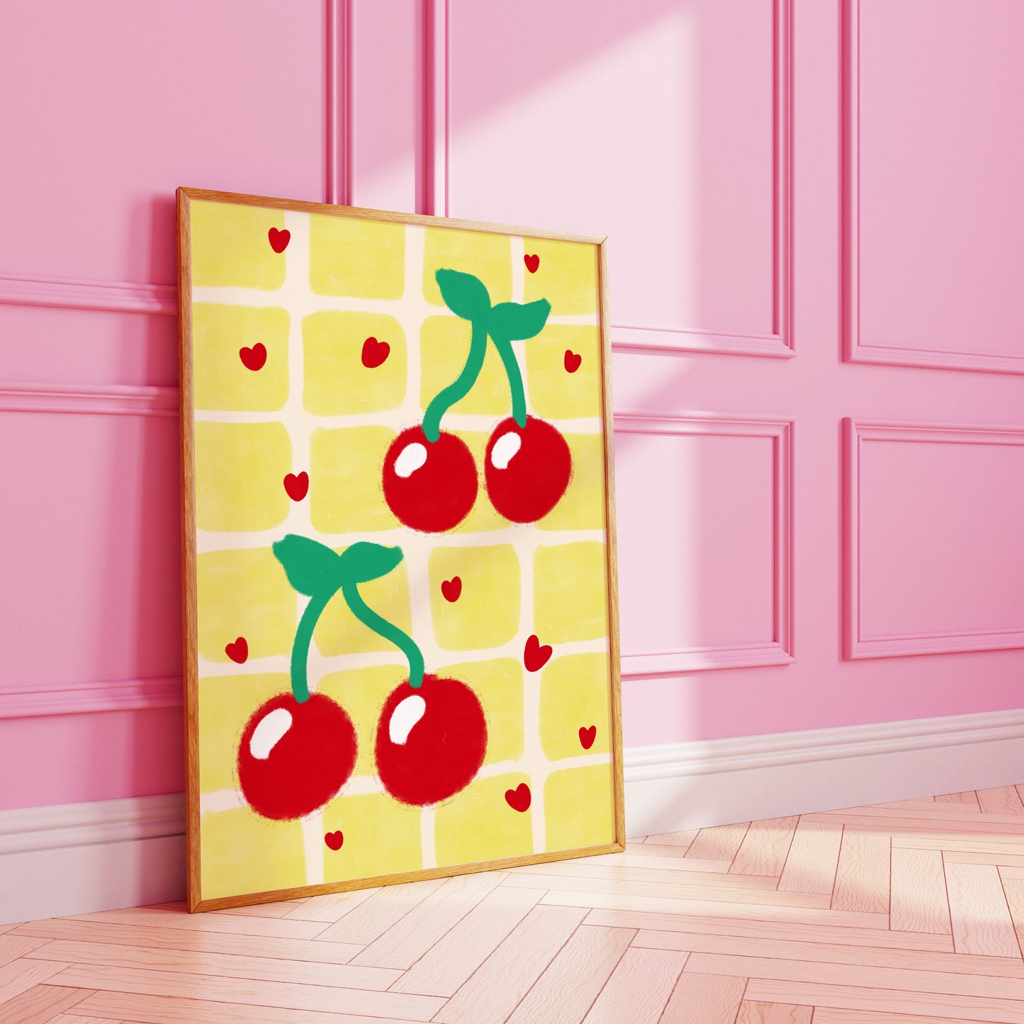 Cherries Painting Art Print