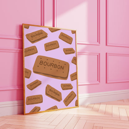 Bourbon Biscuit Art Print