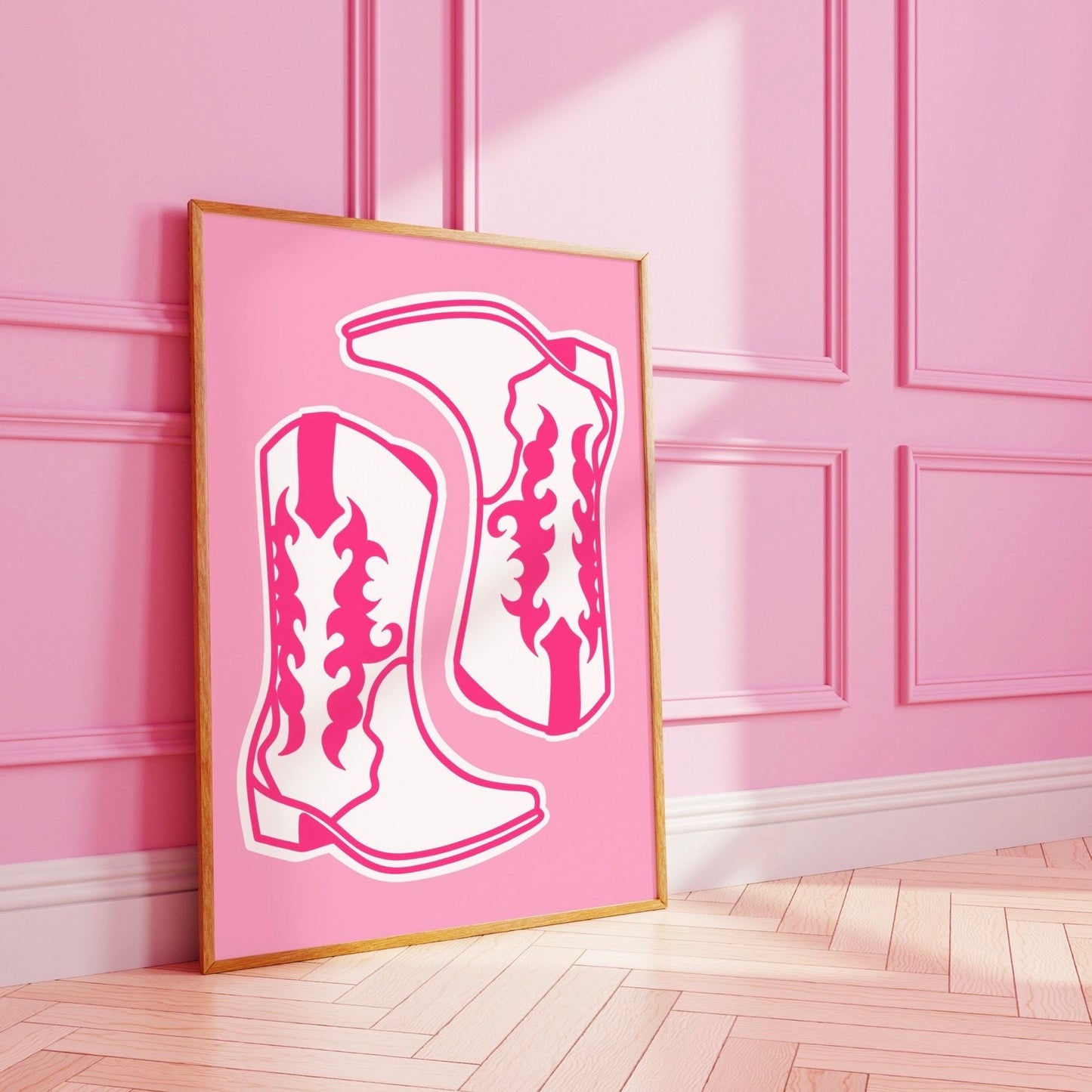 Cowboy Boots Wall Print